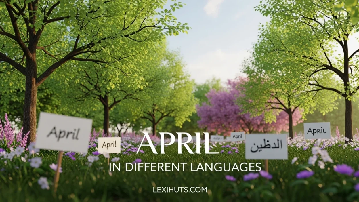 April in Different Languages