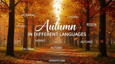 Autumn in Different Languages