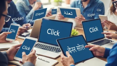 Click in Different Languages
