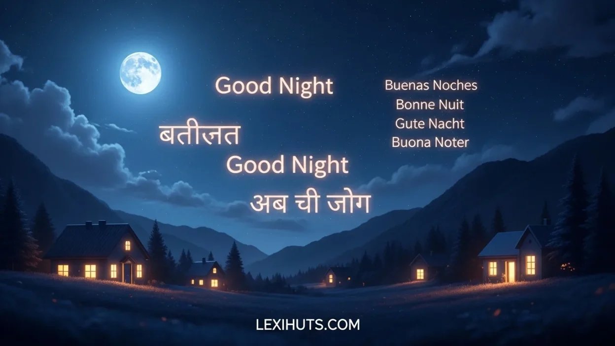 Good Night in Different Languages