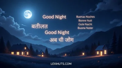 Good Night in Different Languages