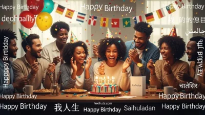 Happy Birthday in Different Languages