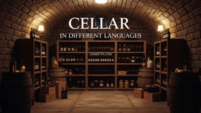 Cellar in Different Languages