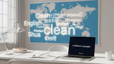 Clean in Different Languages