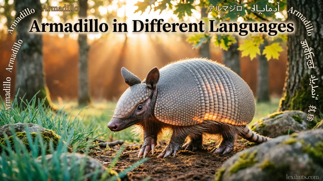 Armadillo in Different Languages