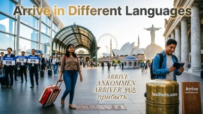 Arrive in Different Languages