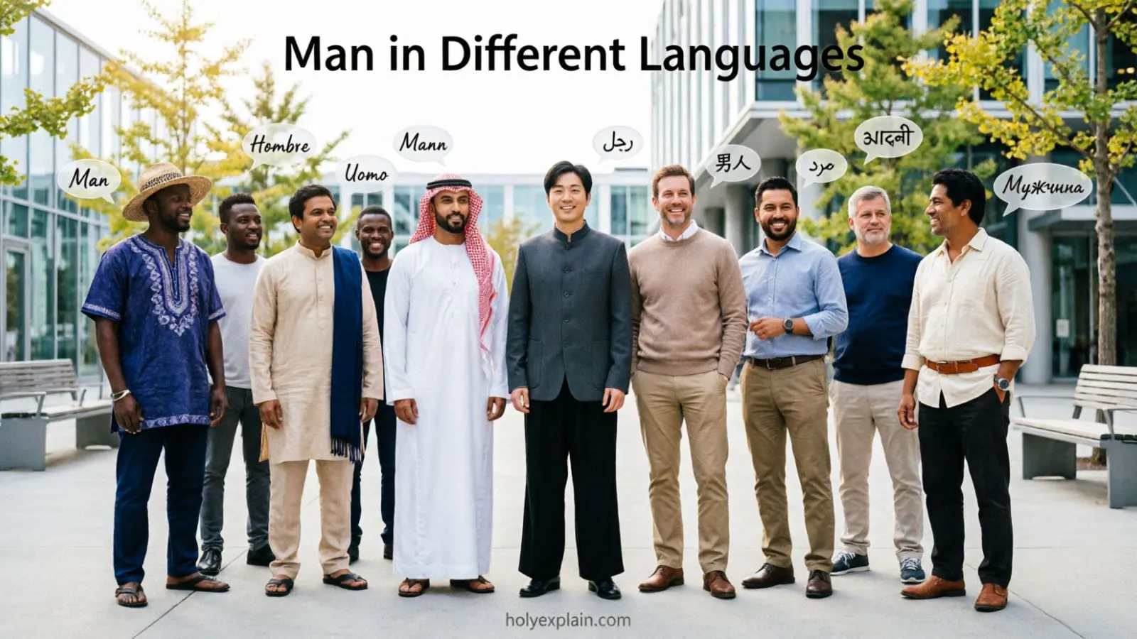 590+ How to Say Man in Different Languages With Pronunciation Guide