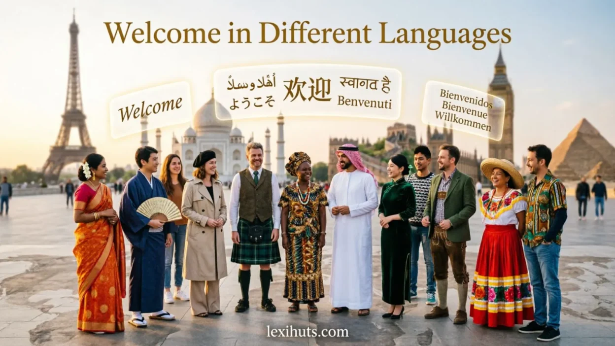 Welcome in Different Languages