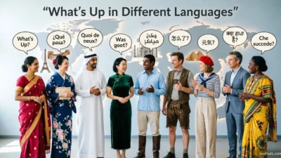 What’s Up in Different Languages